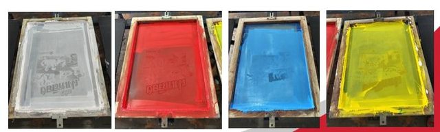 บล็อกสกรีน CMYK 6 สี สำหรับแคมเปญ M-150 ฝาเหลือง